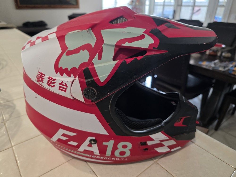 Fox Motorcycle Helmet Large