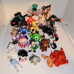 lot of assorted Disney mini figures 