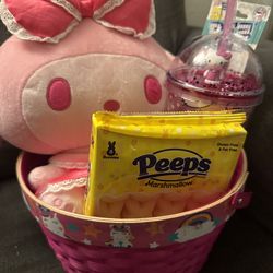 My Melody and Hellokitty Easter basket