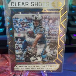 2020 Panini Illusions Christian McCaffrey Clear Shots Insert Panthers