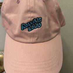 Pink Rolling Loud Adjustable Ball Cap