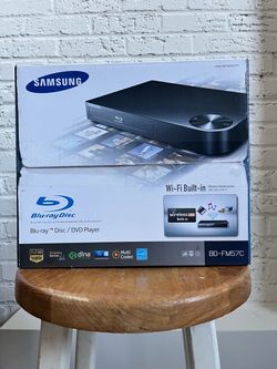 NEW Sealed Samsung BD-FM57C Smart Blu-ray DVD Player with Wi-Fi