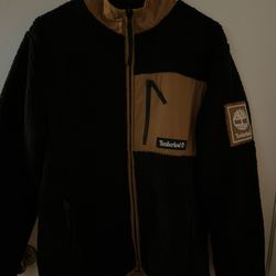 timberland zip up fleece jacket