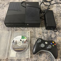 Microsoft Xbox 360 E Model 1538 with Wireless Controller and 1 Game