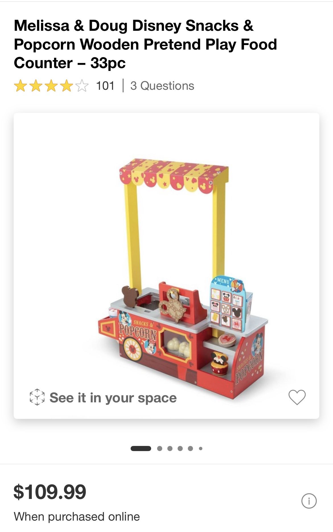 Brand New Melissa And Doug Disney Play Set