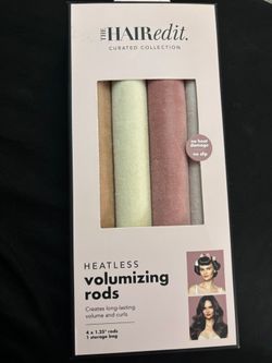 Heatless Voluminous Hair Rods 4 pack