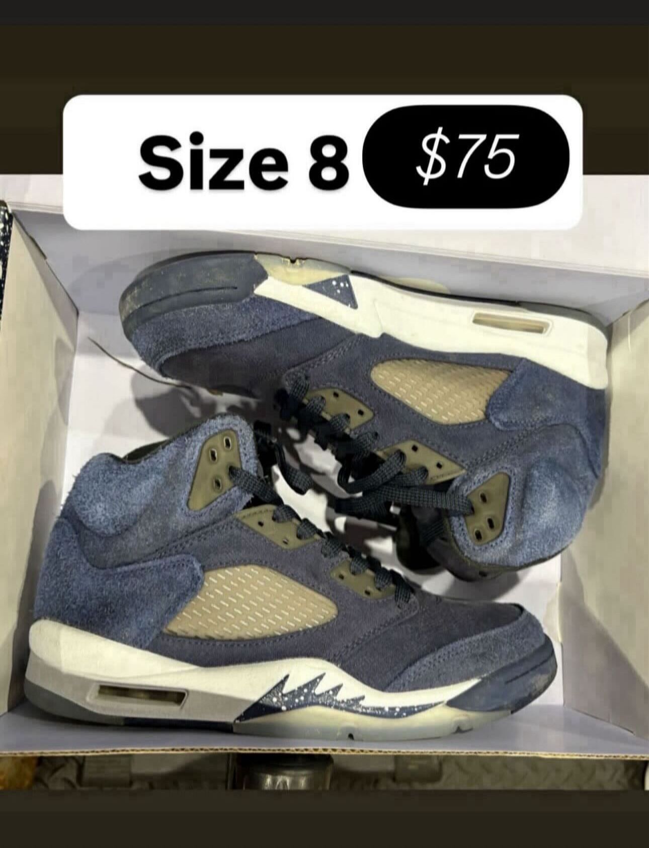 Jordan 5s Size 8 Men