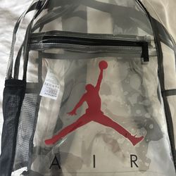 Clear Jordan Backpack 