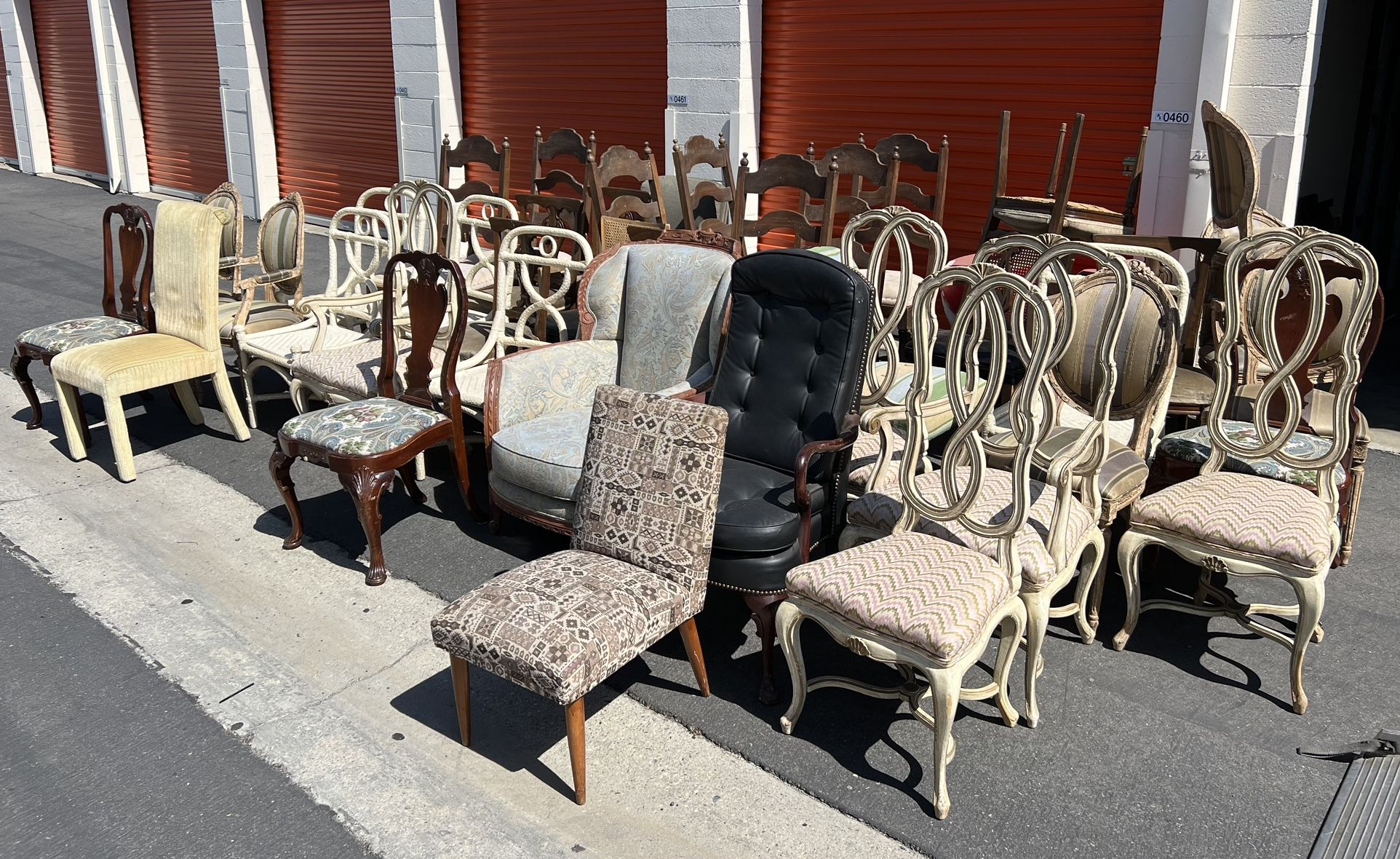 Vintage Antique Modern Mid Century Chairs Sofas Dining Table 