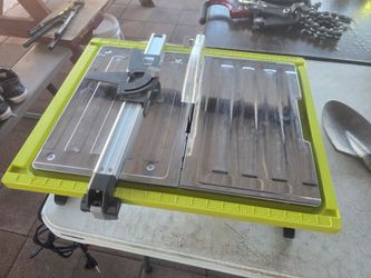 7" wet tile saw
