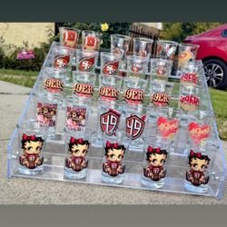 Niners Shot Glasses 