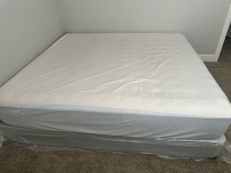 King Mattress + Box Spring - Good Condition