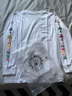White and colorful y2k longlseeve shirt