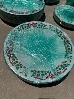 Christmas Plates, Side Plates, and Coffee Cups
