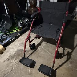 Transport  wheelchair