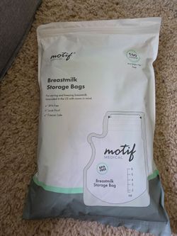 Motif breastmilk storage bags (pack of 100)