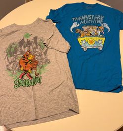 2 Scooby Doo T Shirt Shirts BOTH FOR