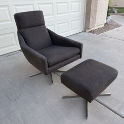 West Elm Lounge Chair and Ottoman