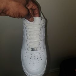 Nike boots and 2 Air Force one