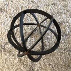 Metal Sphere Decor