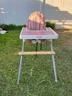 Baby High Chair with Cushion Cover and Tray