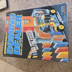 90s Vintage Domino Dealer Rally by Pressman Complete in Original Box