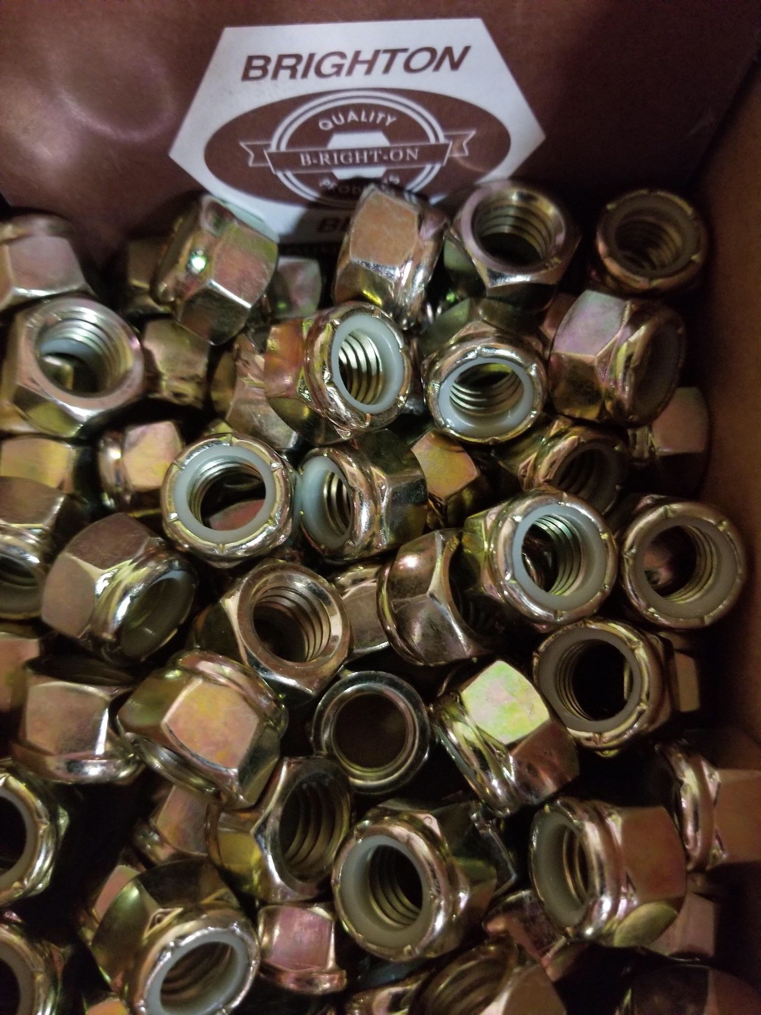7/16” Grade 8 Lock Nuts 25pack