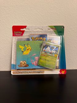 Pokemon 30th Celebration Tech Sticker Collection