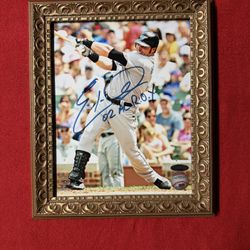Eric Hinske Signed Toronto Blue Jays Photofile 8x10 Photo Beckett COA 