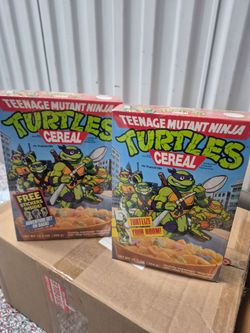 Vintage Teenage Mutant Ninja Turtles 1989/90 New, Unopened Cereal Box