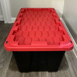 40 Gallon Red Storage Tote