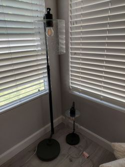 Matching standing and desk lamps