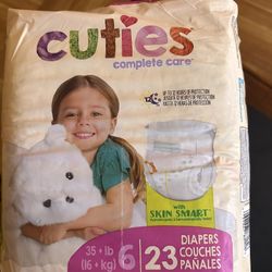 Cutie Diapers Size 6