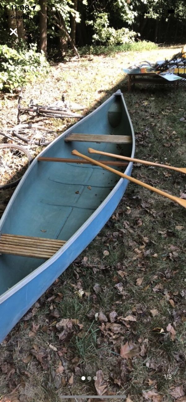 14’ fiberglass canoe for Sale in Chesterfield, VA OfferUp