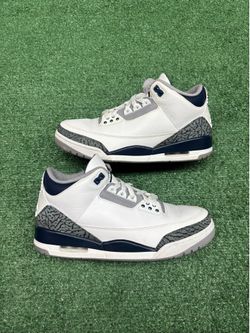 JORDAN 3 MIDNIGHT NAVY SIZE 10.5