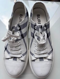Burberry Check Low-Top Sneakers