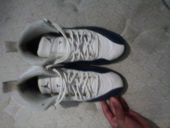 Blue french Jordan 12s
