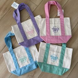 Trader Joes Tote Bags - Pastel Spring Color