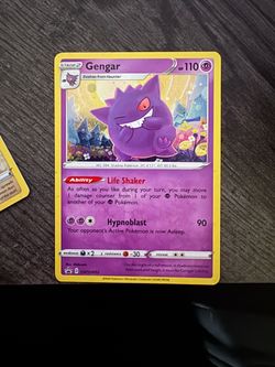 Pokemon Gengar SWSH052 Black Star Promo Card
