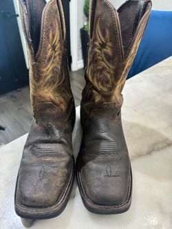 Boots-Men-Justin Steel Toe Waterproof - 8 1/2 D