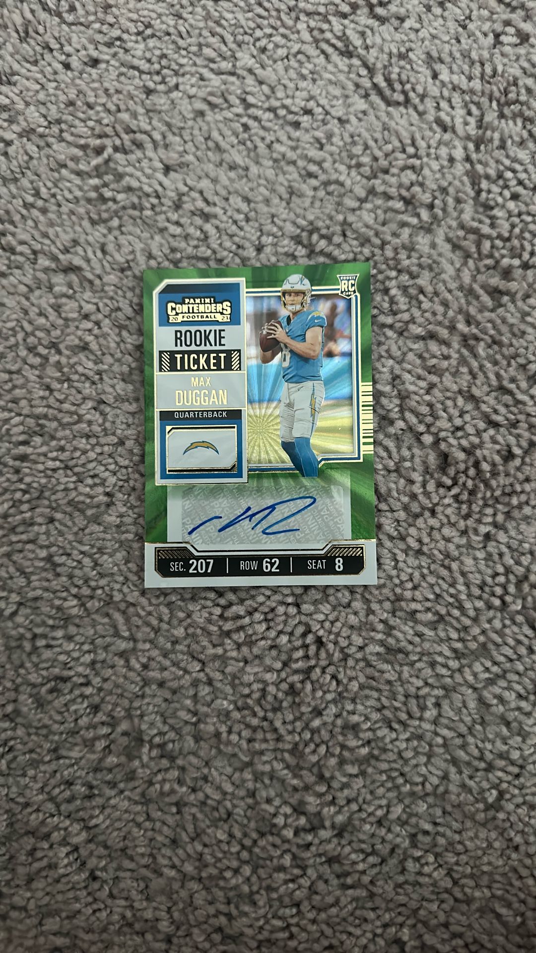 Max Duggan Panini Contenders 2023