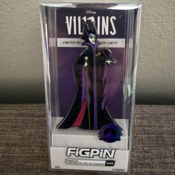 New Maleficent FiGPiN #646 Disney Parks Exclusive Pin Limited Release Villains