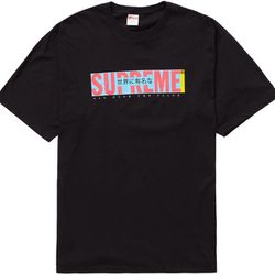 Men's XL Supreme All Over Tee Shirt Black SS22