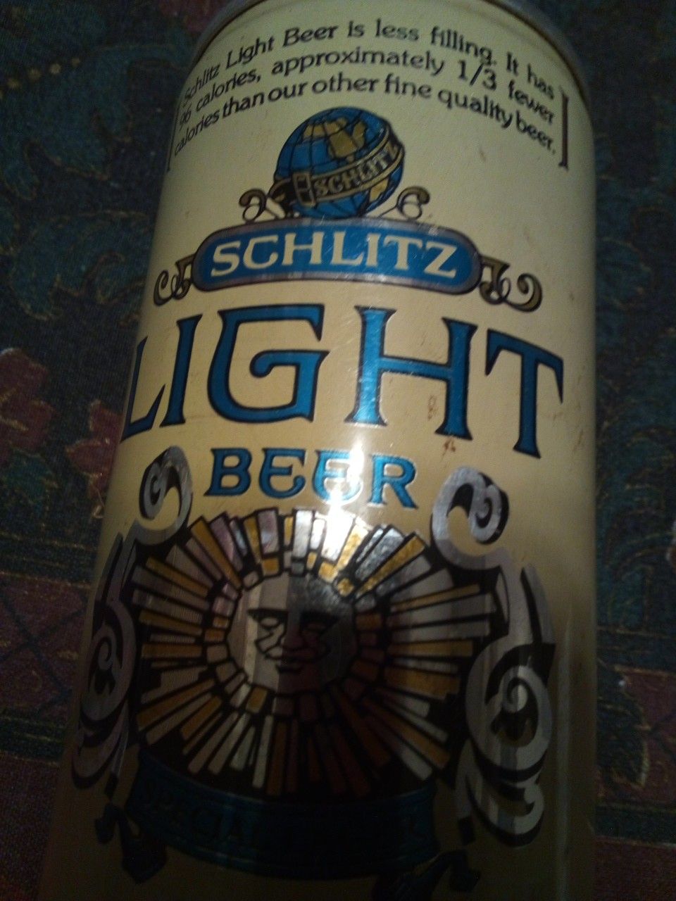 Vintage Schlitz light beer can /jos.schlitz brewing company