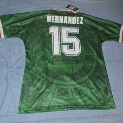 Retro Mexico Jersey World Cup 1998 Matador Luis Hernandez