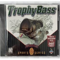 Trophy Bass: All American Sports Series (PC, 1999) Factory Sealed.