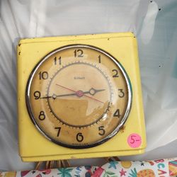 Antique Wall Clock Electric