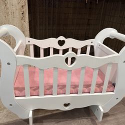 Melissa &Doug Doll Grib Wooden White Pink