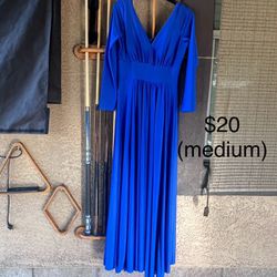 Royal Blue Dress (medium)