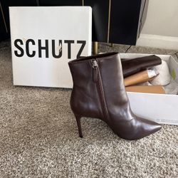 SCHUTZ Brown Booties 9.5